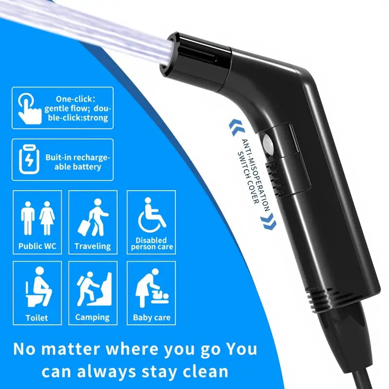 Your Electric Bidet Sprayer – Extra-Long 79'' Hose, IPX5 Waterproof, Portable for Travel and Home