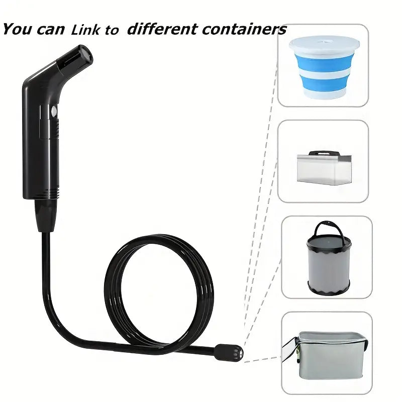 Portable Electric Travel Bidet – Rechargeable Handheld Personal Sprayer (2.3L Tank, 2-Speed Pressure)